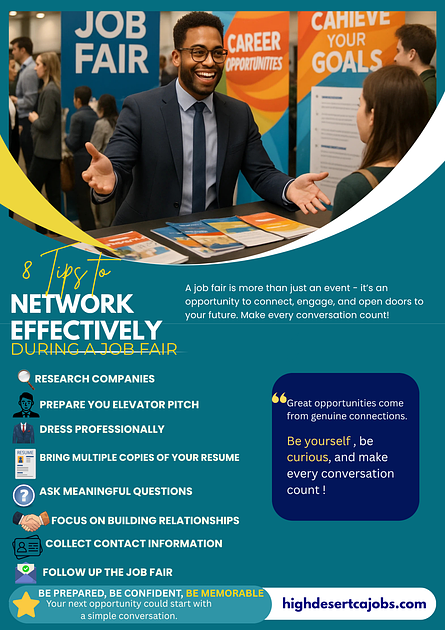 8 Tips to Network Effectively During a Job Fair